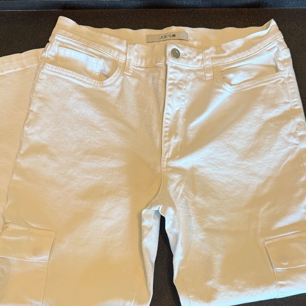 Joe's Jeans Cargo  White Jeans size 30